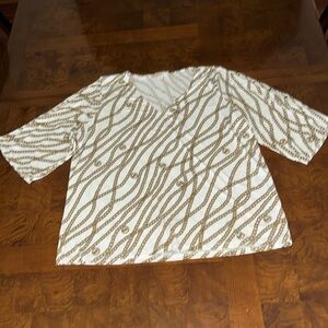 XL pull over top with cutout sleeves